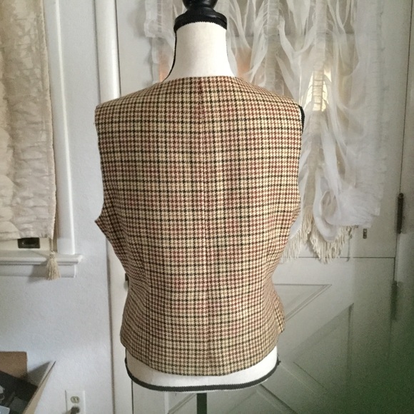 Talbots women checks and plaids vest - Picture 2 of 5